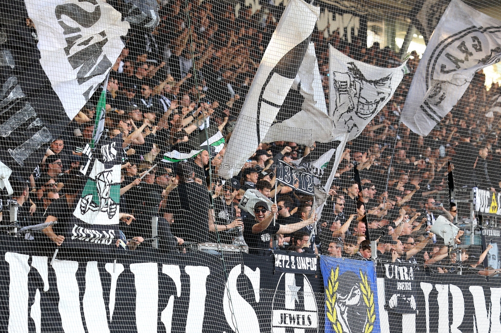 Sturm Graz - Austria Wien
Oesterreichische Fussball Bundesliga, 29. Runde, SK Sturm Graz - FK Austria Wien, Stadion Graz-Liebenau, 26.04.2026. Foto zeigt Fans von Sturm
Schlüsselwörter: jewels