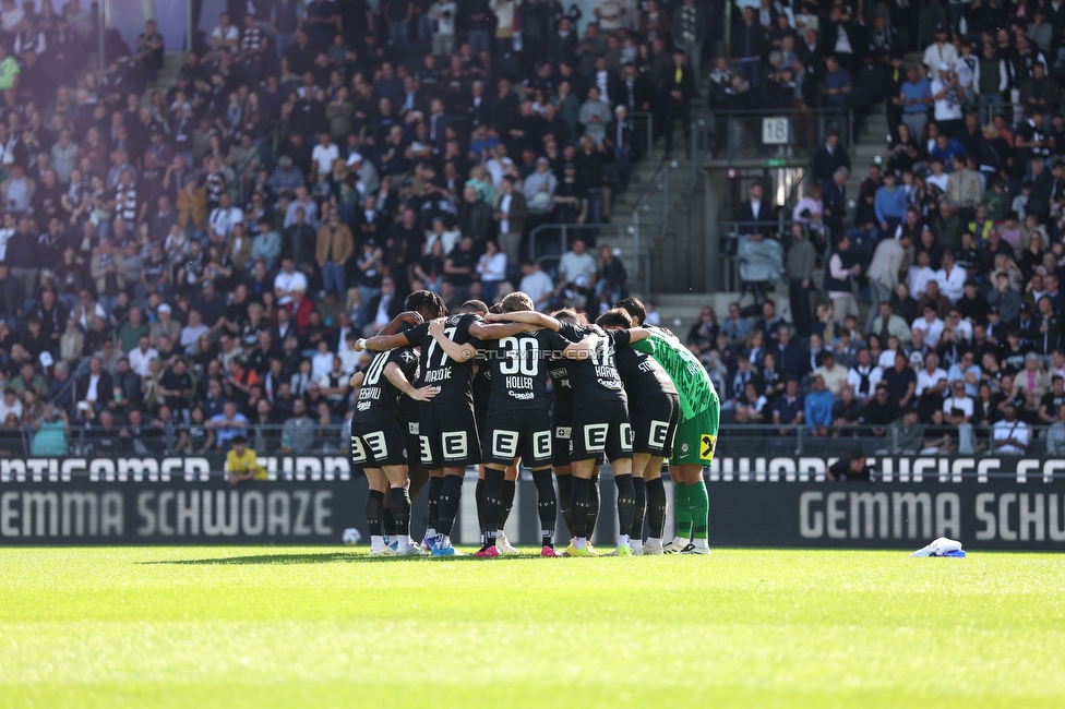 Sturm Graz - Austria Wien
Oesterreichische Fussball Bundesliga, 29. Runde, SK Sturm Graz - FK Austria Wien, Stadion Graz-Liebenau, 26.04.2026. Foto zeigt die Mannschaft von Sturm
