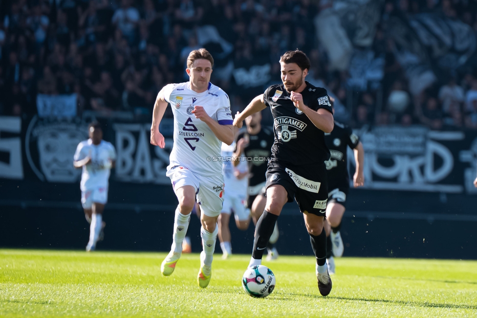 Sturm Graz - Austria Wien
Oesterreichische Fussball Bundesliga, 29. Runde, SK Sturm Graz - FK Austria Wien, Stadion Graz-Liebenau, 26.04.2026. Foto zeigt Gizo Mamageishvili (Sturm)

