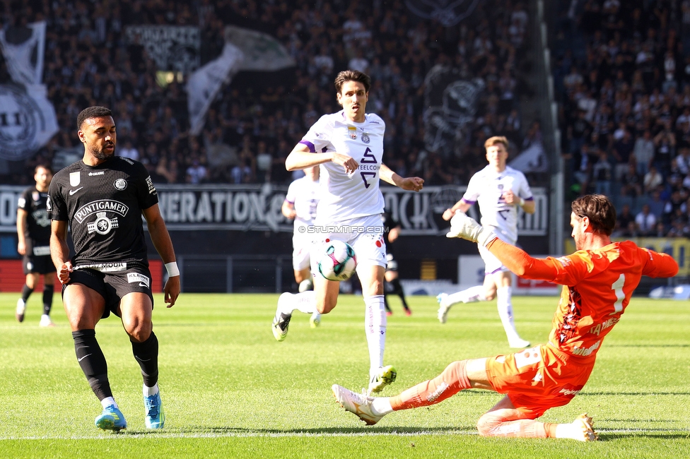Sturm Graz - Austria Wien
Oesterreichische Fussball Bundesliga, 29. Runde, SK Sturm Graz - FK Austria Wien, Stadion Graz-Liebenau, 26.04.2026. 

Foto zeigt Maurice Maximilian Malone (Sturm)
