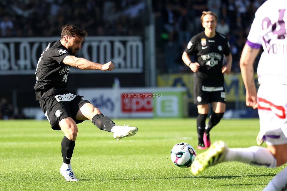Sturm Graz - Austria Wien
Oesterreichische Fussball Bundesliga, 29. Runde, SK Sturm Graz - FK Austria Wien, Stadion Graz-Liebenau, 26.04.2026. 

Foto zeigt Otar Kiteishvili (Sturm)
