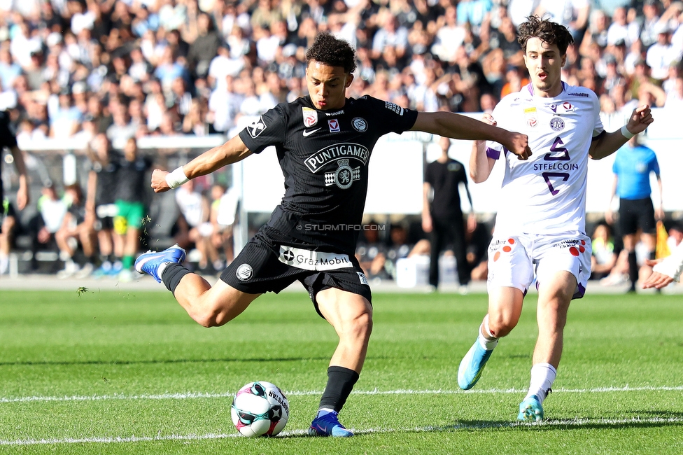 Sturm Graz - Austria Wien
Oesterreichische Fussball Bundesliga, 29. Runde, SK Sturm Graz - FK Austria Wien, Stadion Graz-Liebenau, 26.04.2026. 

Foto zeigt Jacob Peter Hoedl (Sturm)
