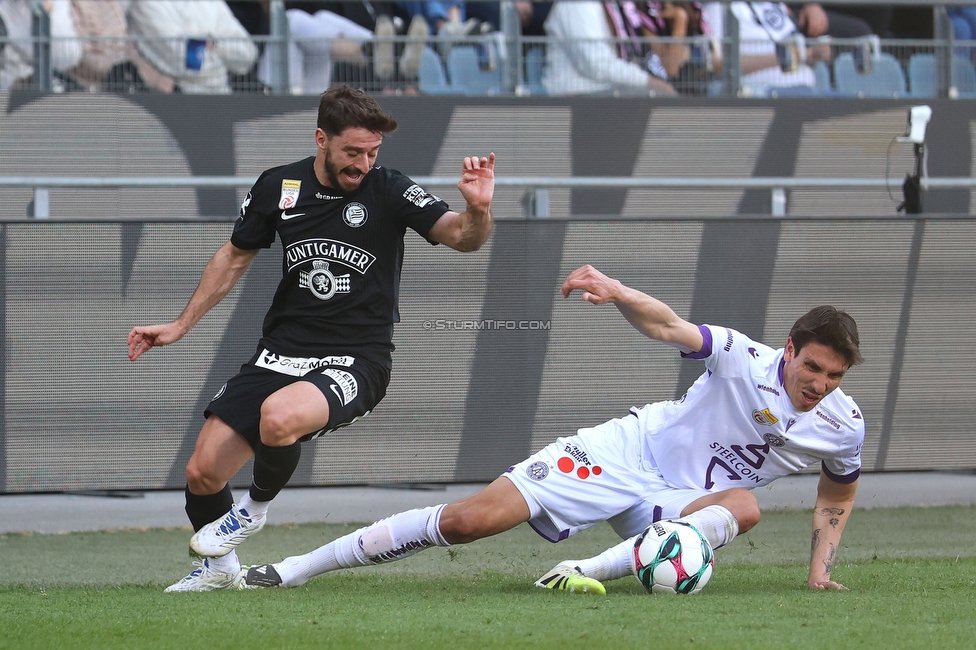 Sturm Graz - Austria Wien
Oesterreichische Fussball Bundesliga, 29. Runde, SK Sturm Graz - FK Austria Wien, Stadion Graz-Liebenau, 26.04.2026. Foto zeigt Otar Kiteishvili (Sturm)
