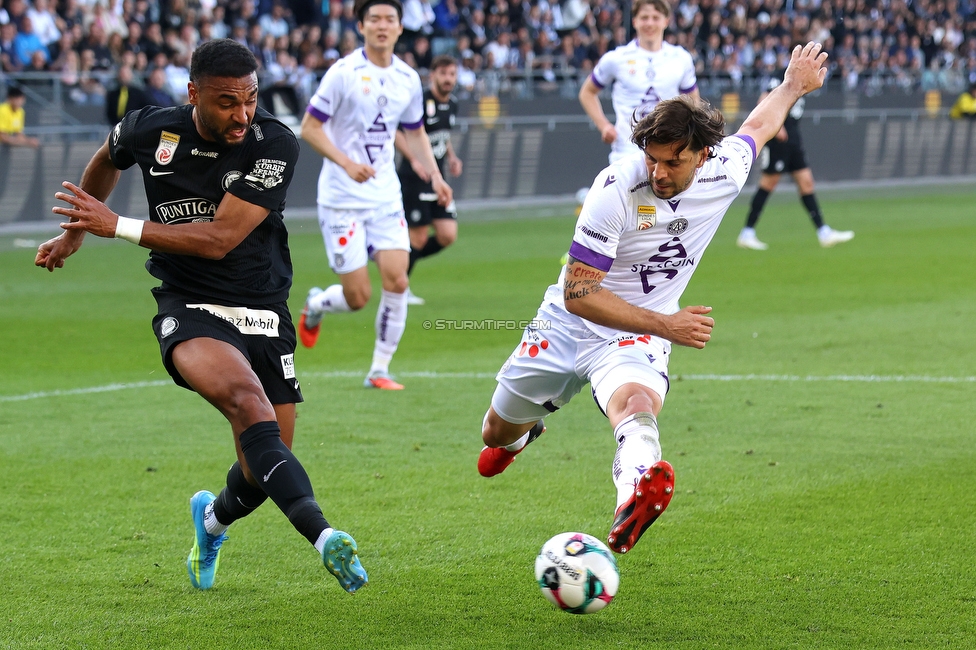 Sturm Graz - Austria Wien
Oesterreichische Fussball Bundesliga, 29. Runde, SK Sturm Graz - FK Austria Wien, Stadion Graz-Liebenau, 26.04.2026. Foto zeigt Maurice Maximilian Malone (Sturm)
