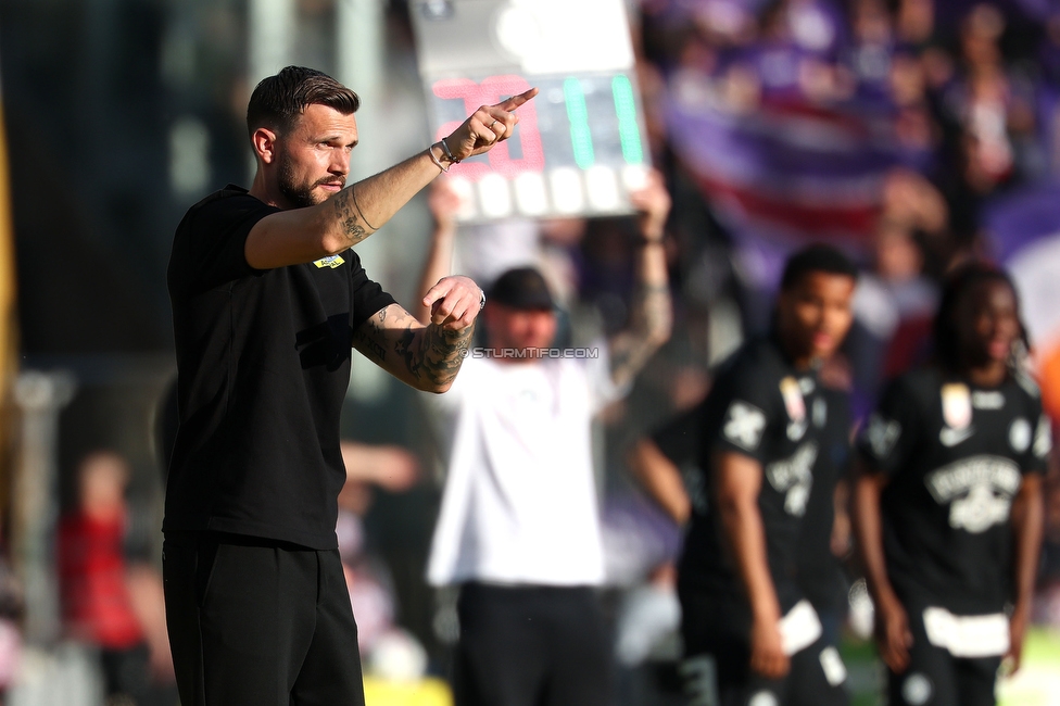 Sturm Graz - Austria Wien
Oesterreichische Fussball Bundesliga, 29. Runde, SK Sturm Graz - FK Austria Wien, Stadion Graz-Liebenau, 26.04.2026. Foto zeigt Fabio Ingolitsch (Cheftrainer Sturm)
