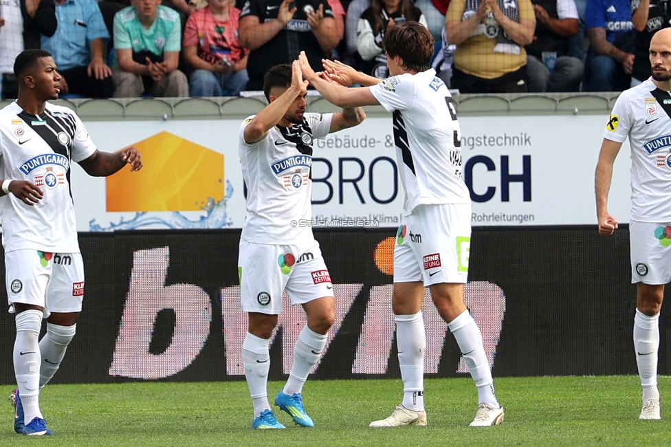 Hartberg - Sturm Graz
Oesterreichische Fussball Bundesliga, 31. Runde, TSV Hartberg - SK Sturm Graz, Profertil Arena Hartberg, 10.05.2026. Foto zeigt Albert Vallci (Sturm)

