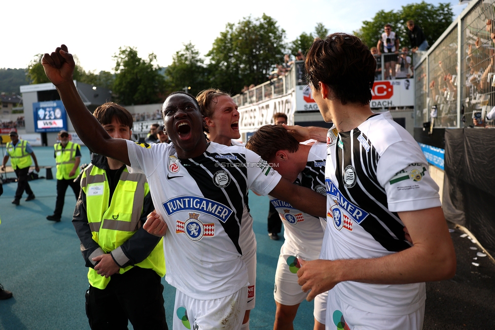 Hartberg - Sturm Graz
Oesterreichische Fussball Bundesliga, 31. Runde, TSV Hartberg - SK Sturm Graz, Profertil Arena Hartberg, 10.05.2026. 

Foto zeigt Jeyland Mitchell (Sturm)
