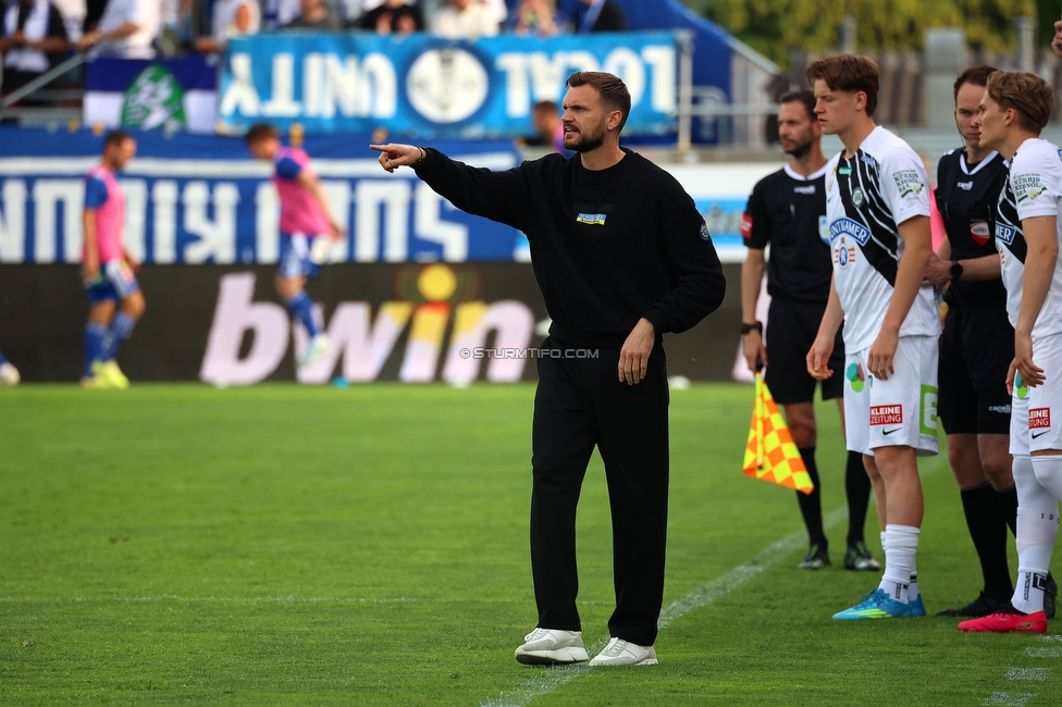 Hartberg - Sturm Graz
Oesterreichische Fussball Bundesliga, 31. Runde, TSV Hartberg - SK Sturm Graz, Profertil Arena Hartberg, 10.05.2026. 

Foto zeigt Fabio Ingolitsch (Cheftrainer Sturm)
