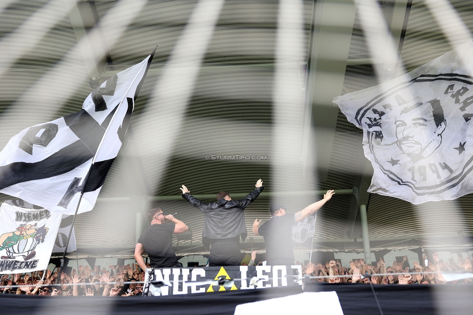 Sturm Graz - Rapid Wien
Oesterreichische Fussball Bundesliga, 32. Runde, SK Sturm Graz - SK Rapid Wien, Stadion Graz-Liebenau, 17.05.2026. Foto zeigt Fans von Sturm
