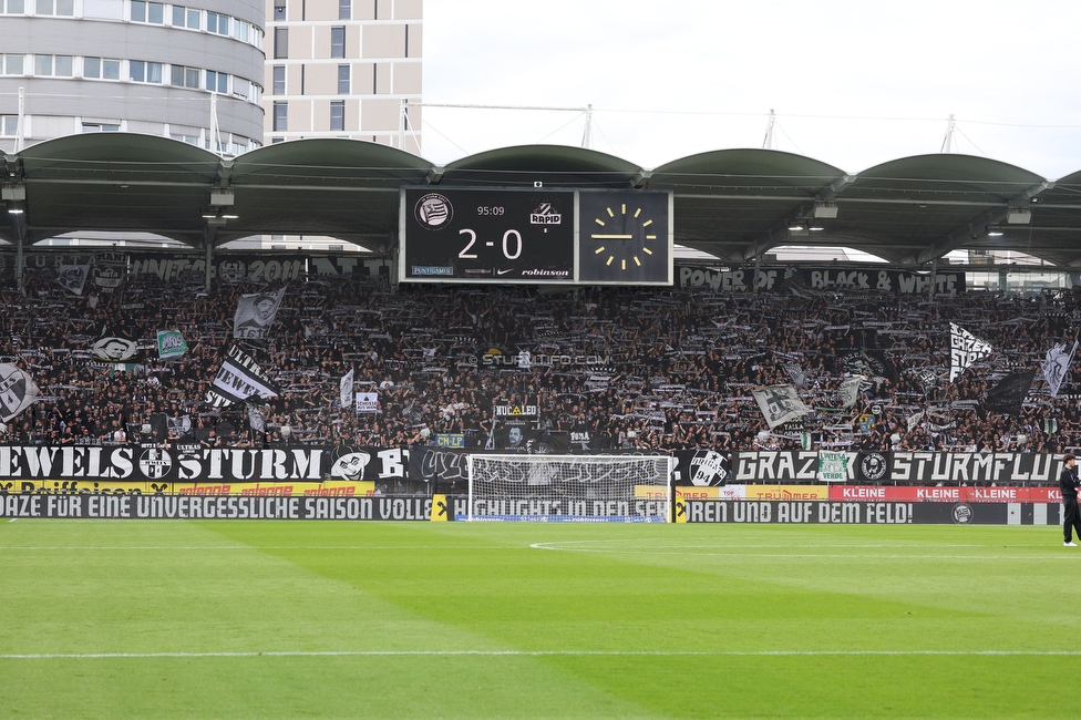 Sturm Graz - Rapid Wien
Oesterreichische Fussball Bundesliga, 32. Runde, SK Sturm Graz - SK Rapid Wien, Stadion Graz-Liebenau, 17.05.2026. Foto zeigt Fans von Sturm
