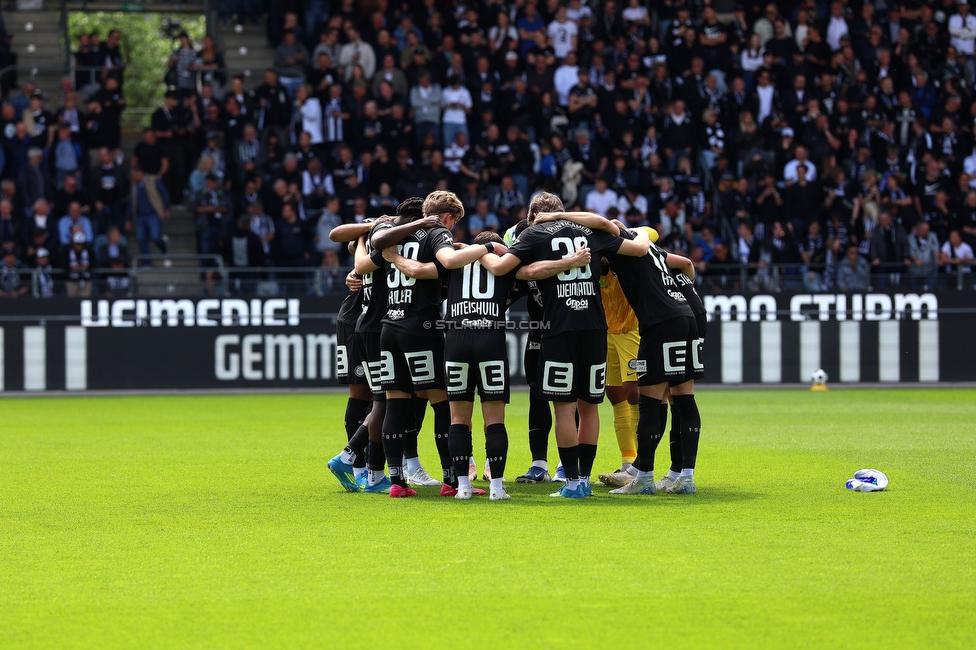 Sturm Graz - Rapid Wien
Oesterreichische Fussball Bundesliga, 32. Runde, SK Sturm Graz - SK Rapid Wien, Stadion Graz-Liebenau, 17.05.2026. Foto zeigt die Mannschaft von Sturm
