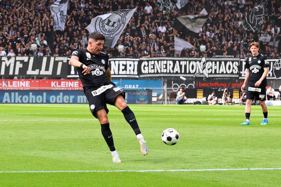 Sturm Graz - Rapid Wien
Oesterreichische Fussball Bundesliga, 32. Runde, SK Sturm Graz - SK Rapid Wien, Stadion Graz-Liebenau, 17.05.2026. Foto zeigt Emir Karic (Sturm)
