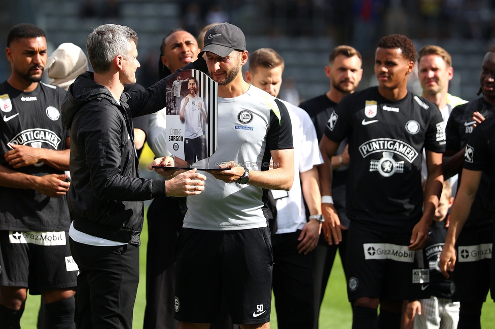 Sturm Graz - Rapid Wien
Oesterreichische Fussball Bundesliga, 32. Runde, SK Sturm Graz - SK Rapid Wien, Stadion Graz-Liebenau, 17.05.2026. Foto zeigt Sargon Duran (Co-Trainer Sturm)
