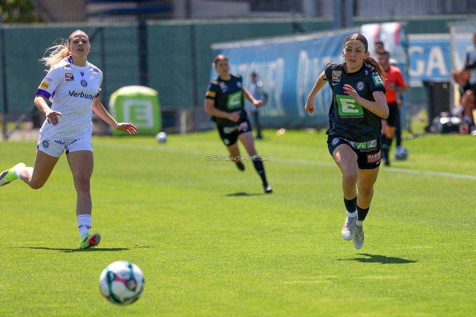 Sturm Damen - Austria Wien
OEFB Frauen Bundesliga, Meistergruppe - 4. Runde, SK Sturm Graz Damen - FK Austria Wien, Trainingszentrum Messendorf, 17.05.2026. Foto zeigt Marie Spiess (Sturm Damen)
