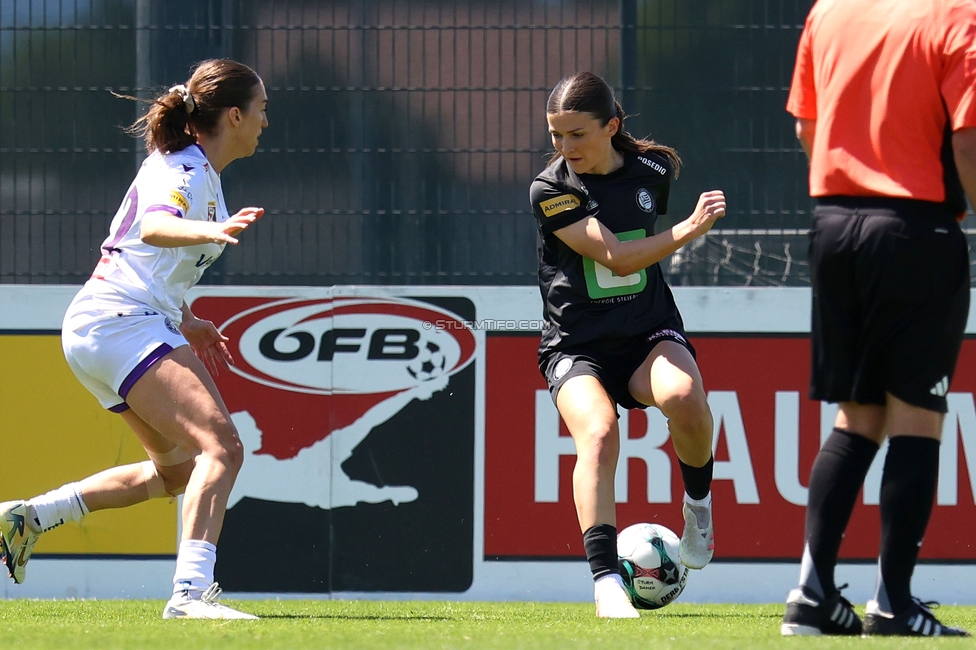 Sturm Damen - Austria Wien
OEFB Frauen Bundesliga, Meistergruppe - 4. Runde, SK Sturm Graz Damen - FK Austria Wien, Trainingszentrum Messendorf, 17.05.2026. Foto zeigt Marie Spiess (Sturm Damen)
