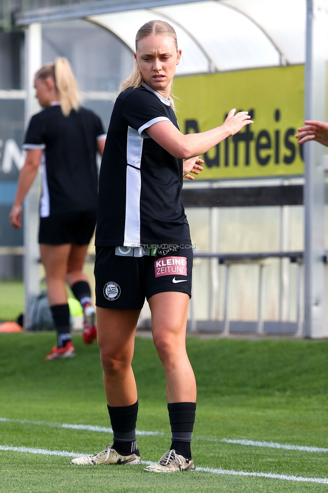 Sturm Damen - St. Poelten
OEFB Frauen Bundesliga, Meistergruppe - 5. Runde, SK Sturm Graz Damen - SKN St. Poelten, Trainingszentrum Messendorf, 22.05.2026. Foto zeigt Fie Steenberg-Hansen (Sturm Damen)
