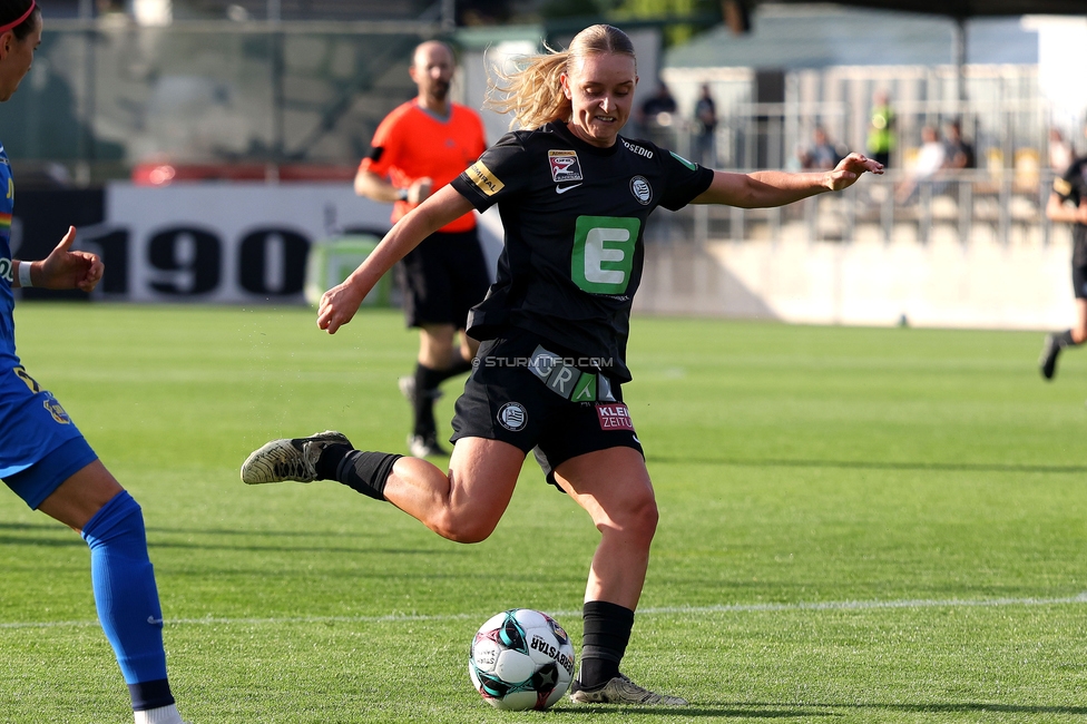 Sturm Damen - St. Poelten
OEFB Frauen Bundesliga, Meistergruppe - 5. Runde, SK Sturm Graz Damen - SKN St. Poelten, Trainingszentrum Messendorf, 22.05.2026. Foto zeigt Fie Steenberg-Hansen (Sturm Damen)
