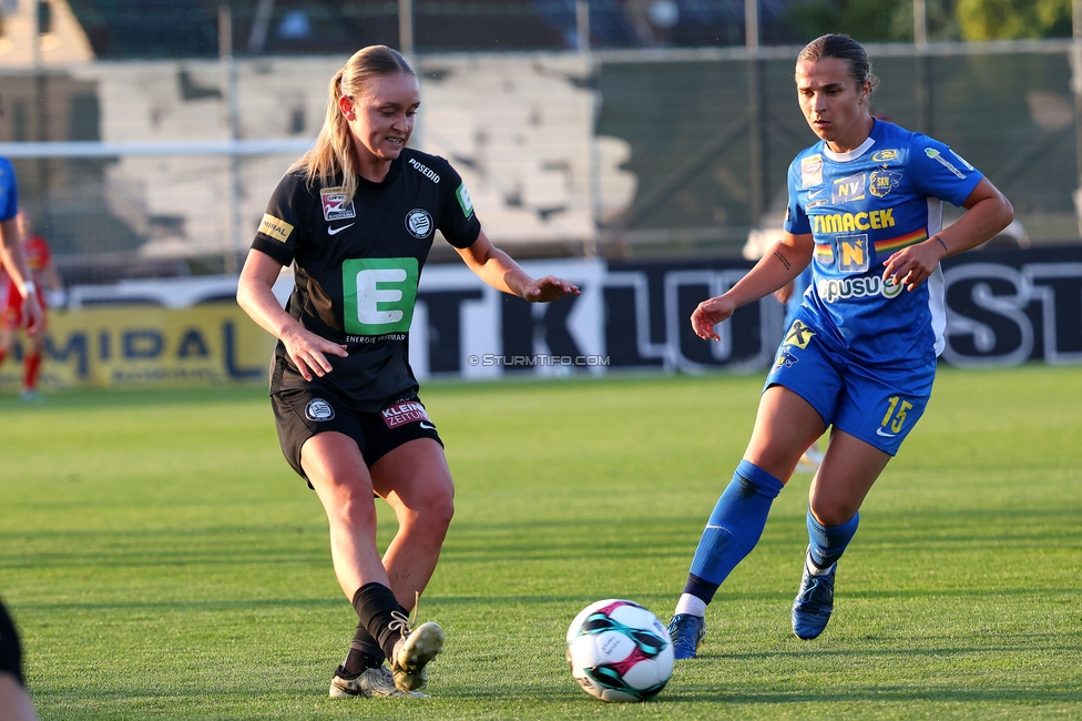 Sturm Damen - St. Poelten
OEFB Frauen Bundesliga, Meistergruppe - 5. Runde, SK Sturm Graz Damen - SKN St. Poelten, Trainingszentrum Messendorf, 22.05.2026. Foto zeigt Fie Steenberg-Hansen (Sturm Damen)
