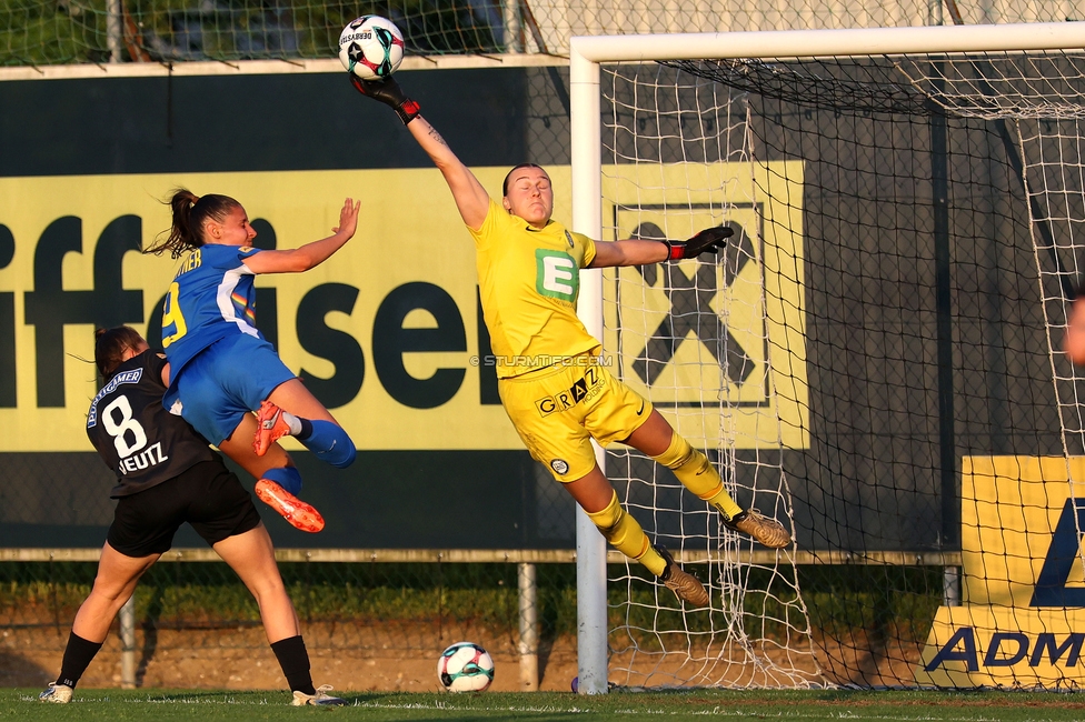 Sturm Damen - St. Poelten
OEFB Frauen Bundesliga, Meistergruppe - 5. Runde, SK Sturm Graz Damen - SKN St. Poelten, Trainingszentrum Messendorf, 22.05.2026. Foto zeigt Melania Pasar (Sturm Damen)
