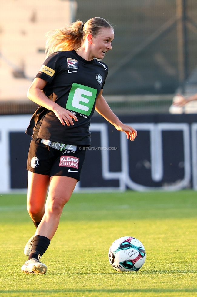 Sturm Damen - St. Poelten
OEFB Frauen Bundesliga, Meistergruppe - 5. Runde, SK Sturm Graz Damen - SKN St. Poelten, Trainingszentrum Messendorf, 22.05.2026. Foto zeigt Fie Steenberg-Hansen (Sturm Damen)
