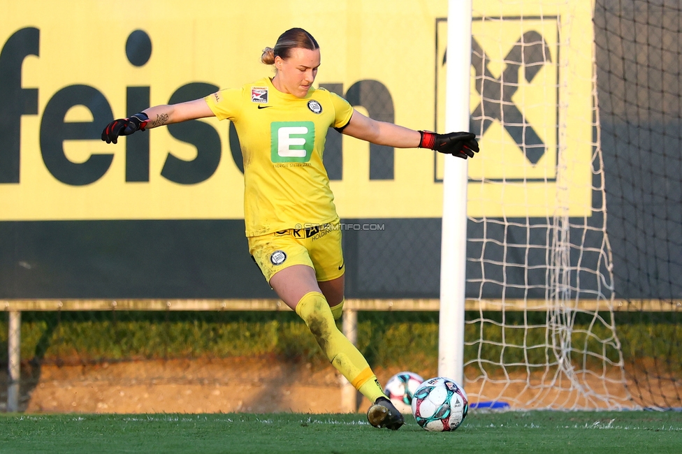 Sturm Damen - St. Poelten
OEFB Frauen Bundesliga, Meistergruppe - 5. Runde, SK Sturm Graz Damen - SKN St. Poelten, Trainingszentrum Messendorf, 22.05.2026. Foto zeigt Melania Pasar (Sturm Damen)
