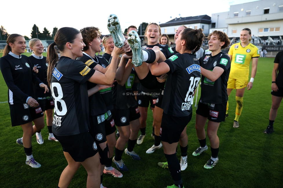 Sturm Damen - St. Poelten
OEFB Frauen Bundesliga, Meistergruppe - 5. Runde, SK Sturm Graz Damen - SKN St. Poelten, Trainingszentrum Messendorf, 22.05.2026. Foto zeigt das Bundesligadebut von Nina Wippel (Sturm Damen)
