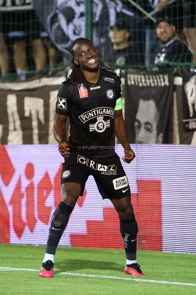 Seekirchen - Sturm Graz
OEFB Cup 1. Runde, SV Seekirchen - SK Sturm Graz, Sportzentrum Aug, Seekirchen am Wallersee, 24.07.2026. Foto zeigt Ryan Fosso (Sturm)
