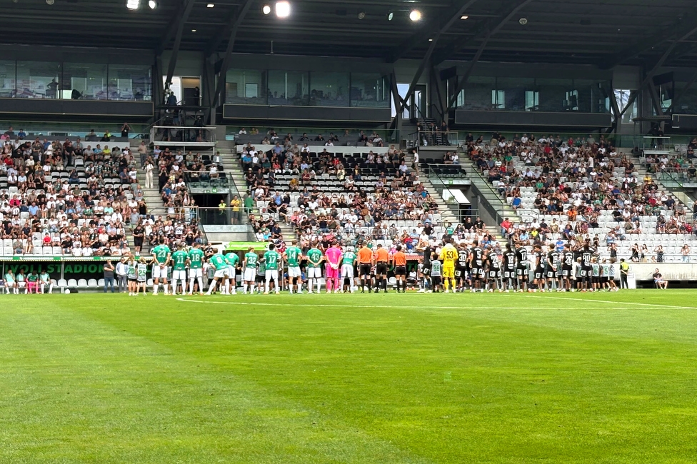 WSG Tirol - Sturm Graz
Oesterreichische Fussball Bundesliga, 1. Runde, WSG Tirol - SK Sturm Graz, Tivoli Stadion Innsbruck, 01.08.2026.

Foto zeigt die Mannschaft von Sturm
