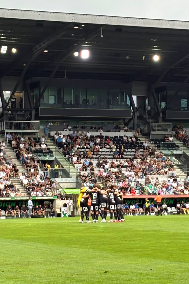 WSG Tirol - Sturm Graz
Oesterreichische Fussball Bundesliga, 1. Runde, WSG Tirol - SK Sturm Graz, Tivoli Stadion Innsbruck, 01.08.2026.

Foto zeigt die Mannschaft von Sturm

