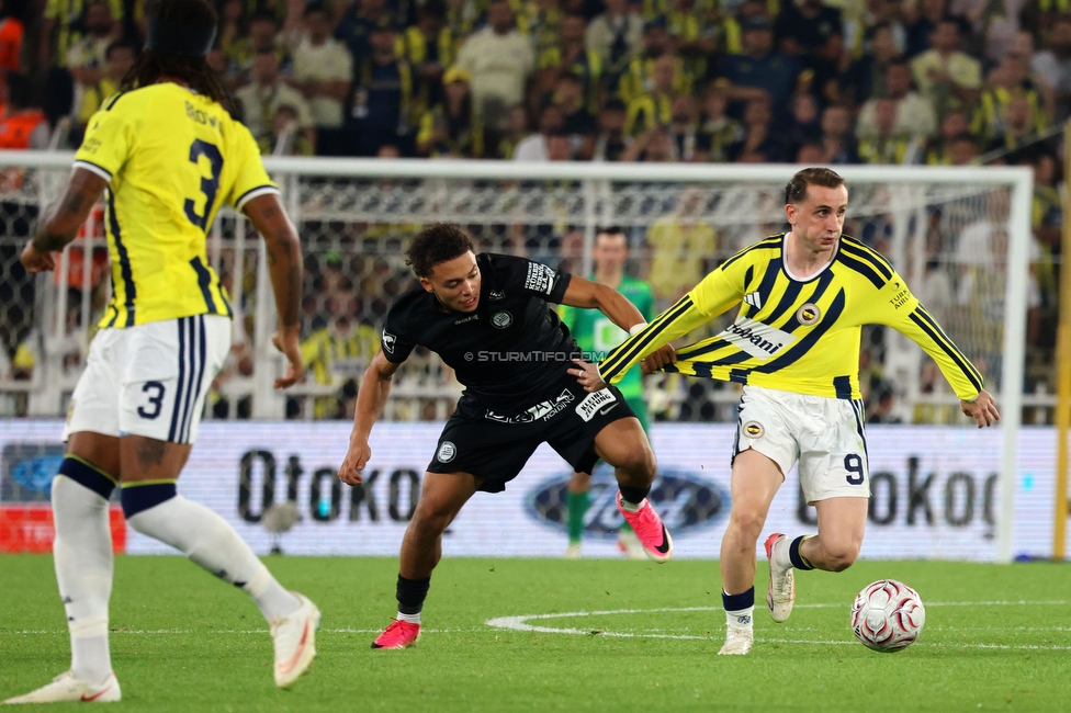 Fenerbahce - Sturm Graz
UEFA Champions League Qualifikation 3. Runde, Fenerbahce SK - SK Sturm Graz, Suekrue Saracoglu Stadion Istanbul, 05.08.2026. 

Foto zeigt Jacob Peter Hoedl (Sturm)
