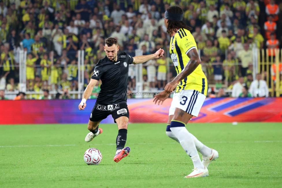 Fenerbahce - Sturm Graz
UEFA Champions League Qualifikation 3. Runde, Fenerbahce SK - SK Sturm Graz, Suekrue Saracoglu Stadion Istanbul, 05.08.2026. 

Foto zeigt Juergen Heil (Sturm)
