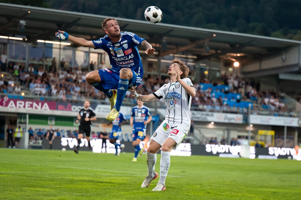Hartberg - Sturm Graz
Oesterreichische Fussball Bundesliga, 2. Runde, TSV Hartberg - SK Sturm Graz, Arena Hartberg, 08.08.2026.Foto zeigt Luis Balbo (Sturm)

