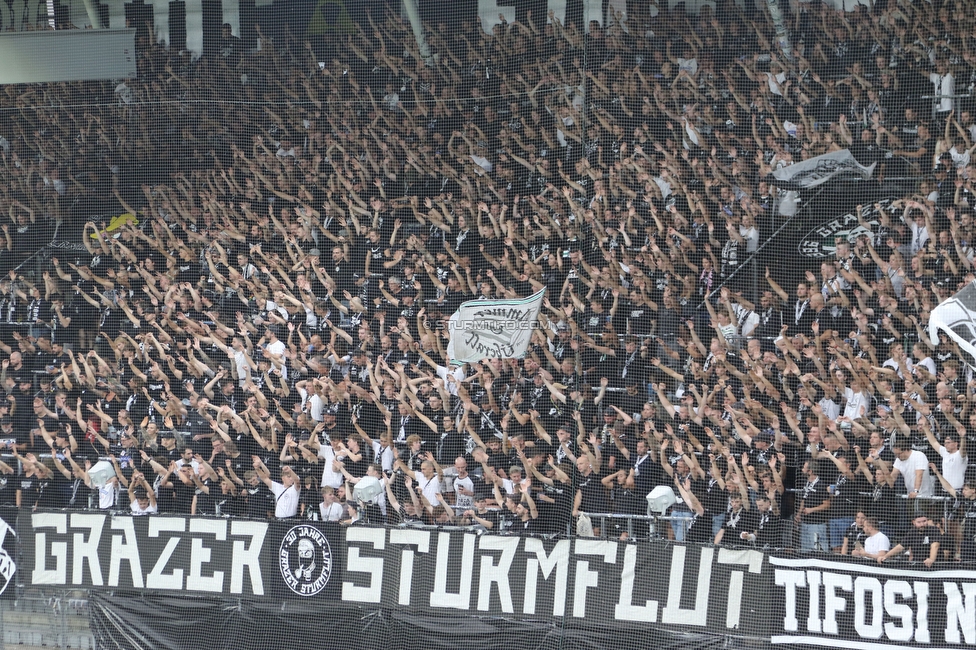 Sturm Graz - Fenerbahce
UEFA Champions League Qualifikation 3. Runde, SK Sturm Graz - Fenerbahce SK, Stadion Graz-Liebenau, 11.08.2026. 

Foto zeigt Fans von Sturm
Schlüsselwörter: sturmflut