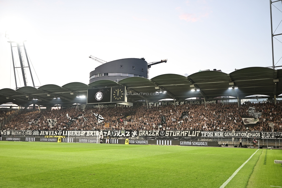 Sturm Graz - Fenerbahce
UEFA Champions League Qualifikation 3. Runde, SK Sturm Graz - Fenerbahce SK, Stadion Graz-Liebenau, 11.08.2026. 

Foto zeigt Fans von Sturm
