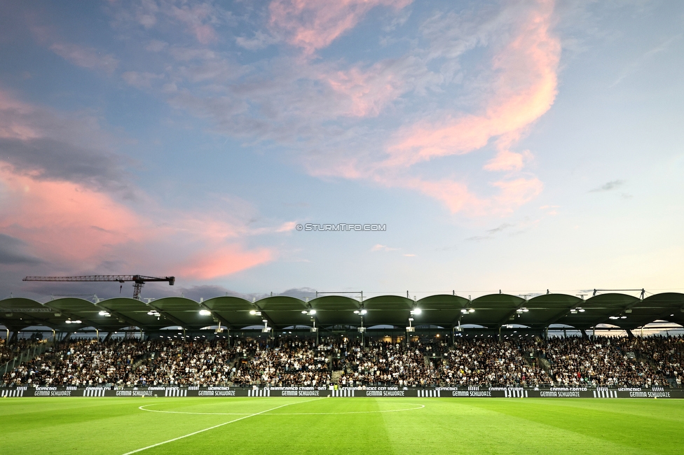 Sturm Graz - Fenerbahce
UEFA Champions League Qualifikation 3. Runde, SK Sturm Graz - Fenerbahce SK, Stadion Graz-Liebenau, 11.08.2026. 

Foto zeigt eine Innenansicht im Stadion Liebenau
