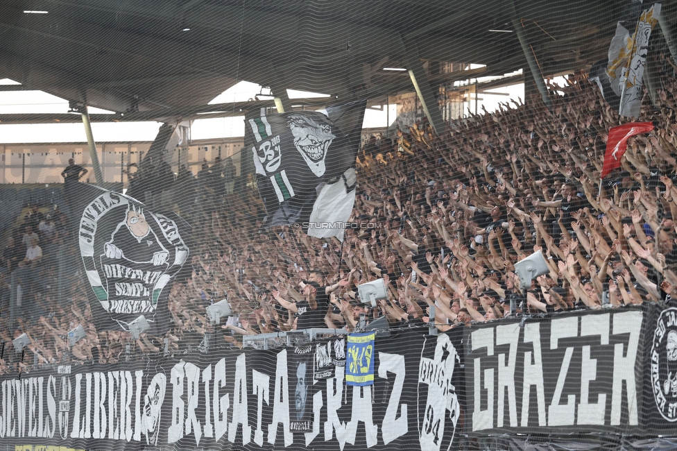 Sturm Graz - Fenerbahce
UEFA Champions League Qualifikation 3. Runde, SK Sturm Graz - Fenerbahce SK, Stadion Graz-Liebenau, 11.08.2026. 

Foto zeigt Fans von Sturm
