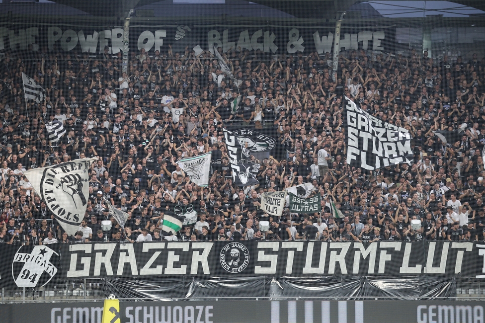 Sturm Graz - Fenerbahce
UEFA Champions League Qualifikation 3. Runde, SK Sturm Graz - Fenerbahce SK, Stadion Graz-Liebenau, 11.08.2026. 

Foto zeigt Fans von Sturm
Schlüsselwörter: sturmflut
