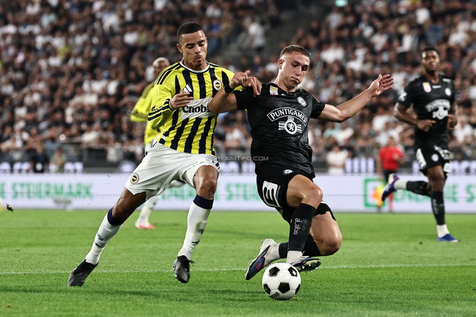 Sturm Graz - Fenerbahce
UEFA Champions League Qualifikation 3. Runde, SK Sturm Graz - Fenerbahce SK, Stadion Graz-Liebenau, 11.08.2026. 

Foto zeigt Petar Petrovic (Sturm)
