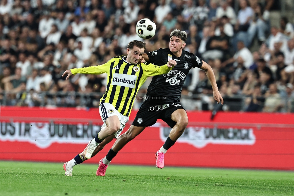 Sturm Graz - Fenerbahce
UEFA Champions League Qualifikation 3. Runde, SK Sturm Graz - Fenerbahce SK, Stadion Graz-Liebenau, 11.08.2026. 

Foto zeigt Arjan Malic (Sturm)
