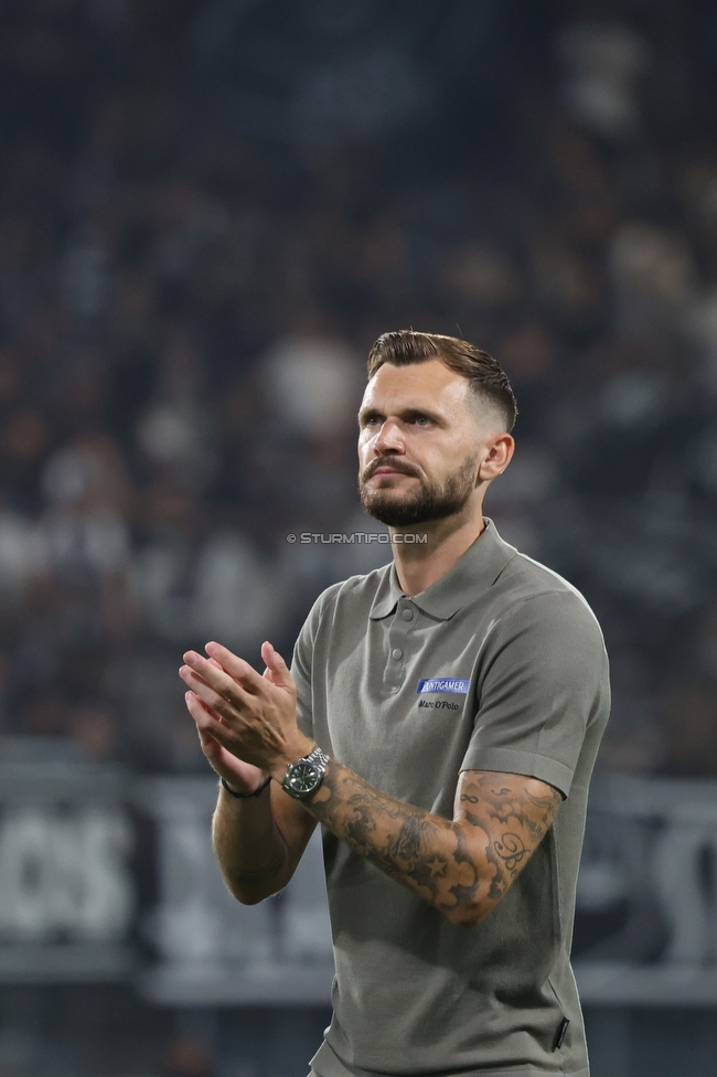 Sturm Graz - Fenerbahce
UEFA Champions League Qualifikation 3. Runde, SK Sturm Graz - Fenerbahce SK, Stadion Graz-Liebenau, 11.08.2026. 

Foto zeigt Fabio Ingolitsch (Cheftrainer Sturm)
