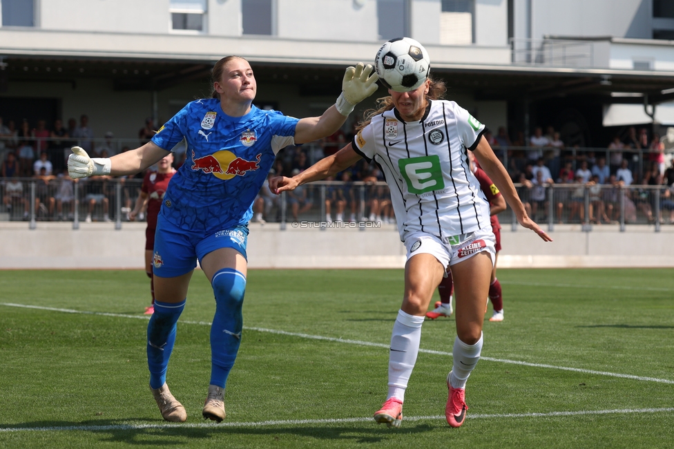 Sturm Frauen - Salzburg
OEFB Frauen Bundesliga, 3. Runde, SK Sturm Graz Frauen - FC Salzburg, Trainingszentrum Messendorf, 16.08.2026. 

Foto zeigt Brigitta Pulins (Sturm Frauen)
