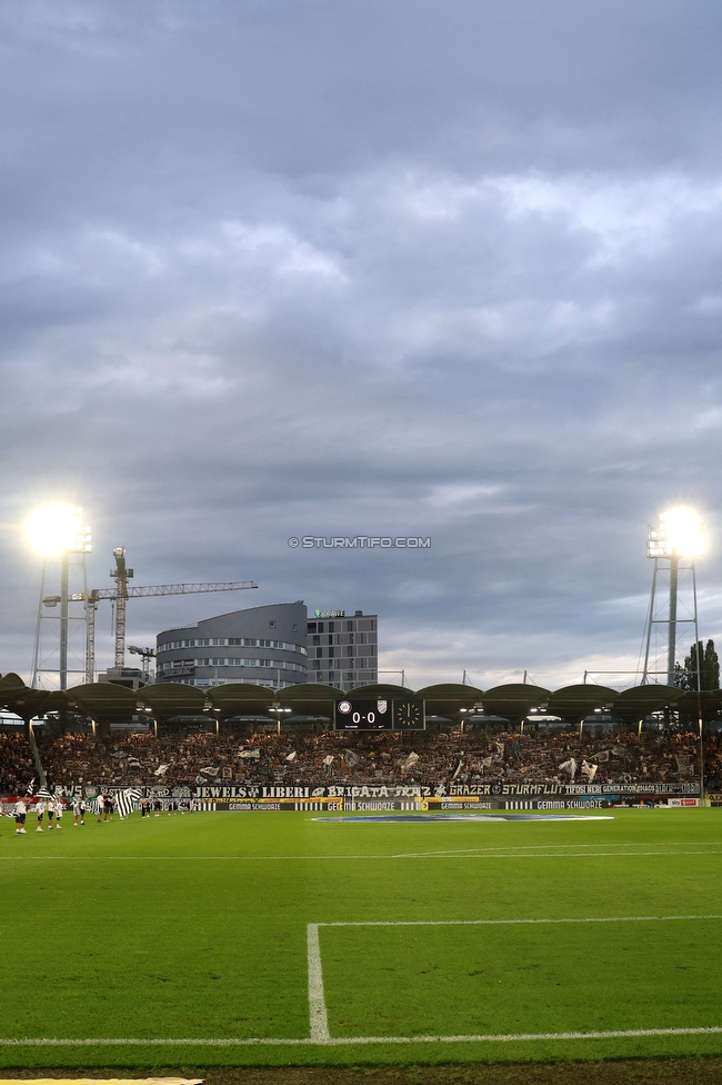 Sturm Graz - Lustenau
Oesterreichische Fussball Bundesliga, 4. Runde, SK Sturm Graz - SC Austria Lustenau, Stadion Graz-Liebenau, 22.08.2026. 

Foto zeigt Fans von Sturm
