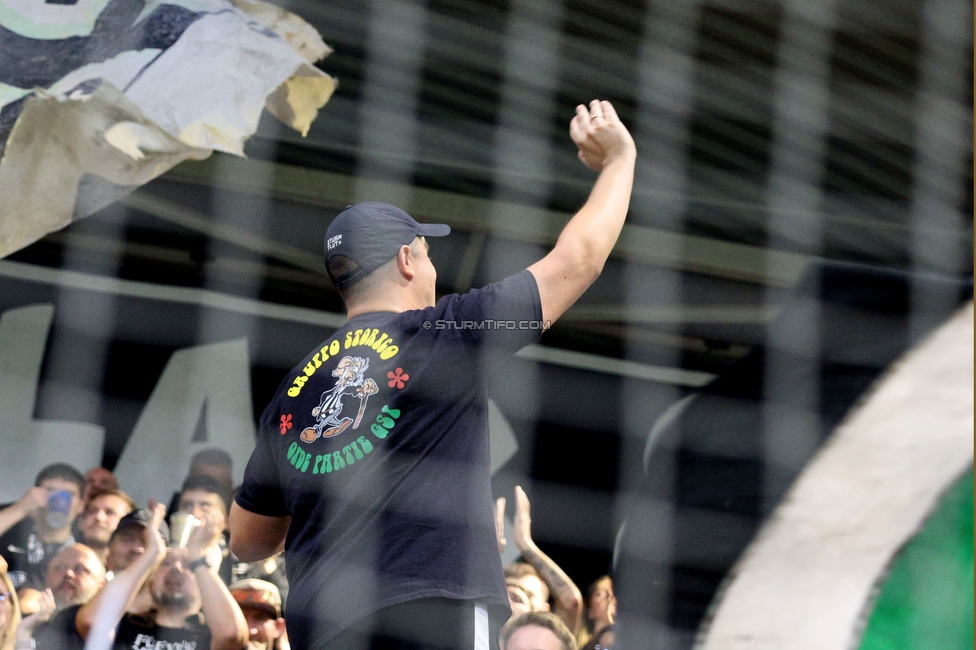 Sturm Graz - Lustenau
Oesterreichische Fussball Bundesliga, 4. Runde, SK Sturm Graz - SC Austria Lustenau, Stadion Graz-Liebenau, 22.08.2026. 

Foto zeigt Fans von Sturm
Schlüsselwörter: sturmflut vorsaenger