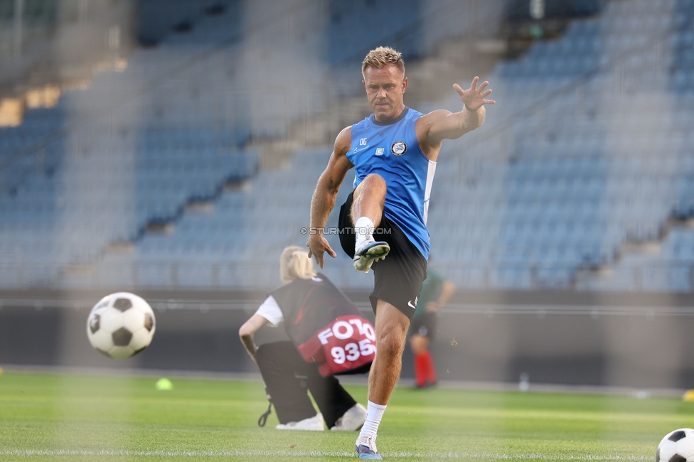 Sturm Frauen - Gintra
UEFA Womens Europa Cup Qualifikation, 1. Runde, SK Sturm Graz Frauen - FC Gintra, Stadion Graz-Liebenau, 26.08.2026.Foto zeigt Daniel Gutschi (Torwart-Trainer Sturm Frauen)
