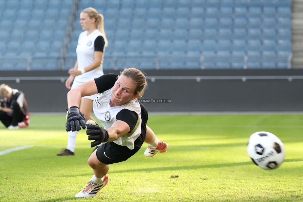 Sturm Frauen - Gintra
UEFA Womens Europa Cup Qualifikation, 1. Runde, SK Sturm Graz Frauen - FC Gintra, Stadion Graz-Liebenau, 26.08.2026.Foto zeigt Sarah-Lisa Duebel (Sturm Frauen)
