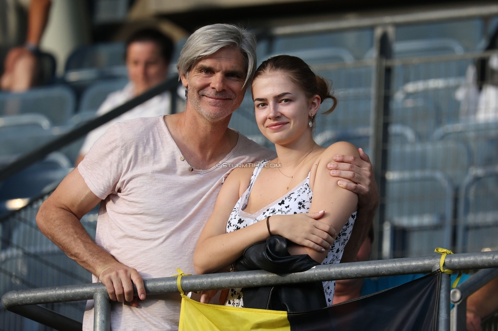 Sturm Frauen - Gintra
UEFA Womens Europa Cup Qualifikation, 1. Runde, SK Sturm Graz Frauen - FC Gintra, Stadion Graz-Liebenau, 26.08.2026.Foto zeigt Gilbert Prilasnig (ehem. Spieler Sturm Graz)
