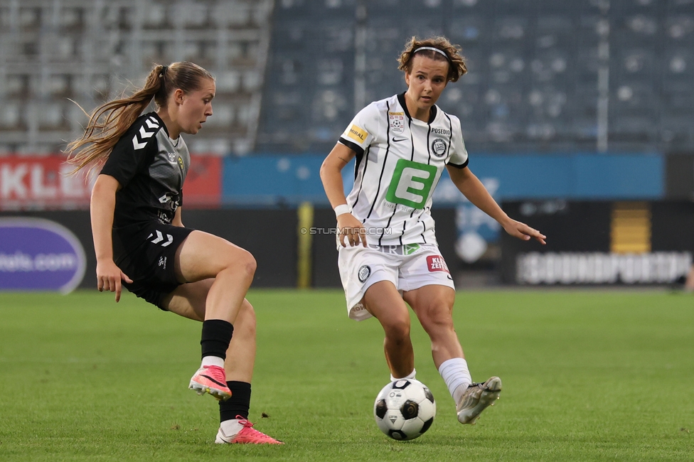 Sturm Frauen - Gintra
UEFA Womens Europa Cup Qualifikation, 1. Runde, SK Sturm Graz Frauen - FC Gintra, Stadion Graz-Liebenau, 26.08.2026.Foto zeigt Leonie Christin Tragl (Sturm Frauen)
