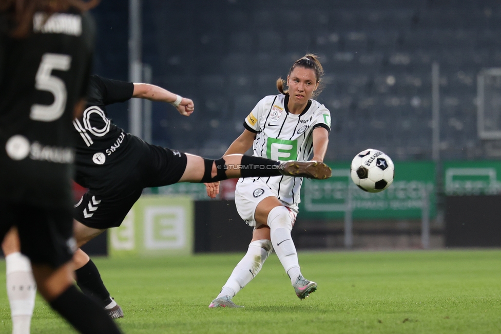 Sturm Frauen - Gintra
UEFA Womens Europa Cup Qualifikation, 1. Runde, SK Sturm Graz Frauen - FC Gintra, Stadion Graz-Liebenau, 26.08.2026.Foto zeigt Stefanie Grossgasteiger (Sturm Frauen)
