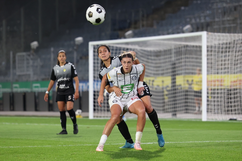 Sturm Frauen - Gintra
UEFA Womens Europa Cup Qualifikation, 1. Runde, SK Sturm Graz Frauen - FC Gintra, Stadion Graz-Liebenau, 26.08.2026.Foto zeigt Laura Krumboeck (Sturm Frauen)
