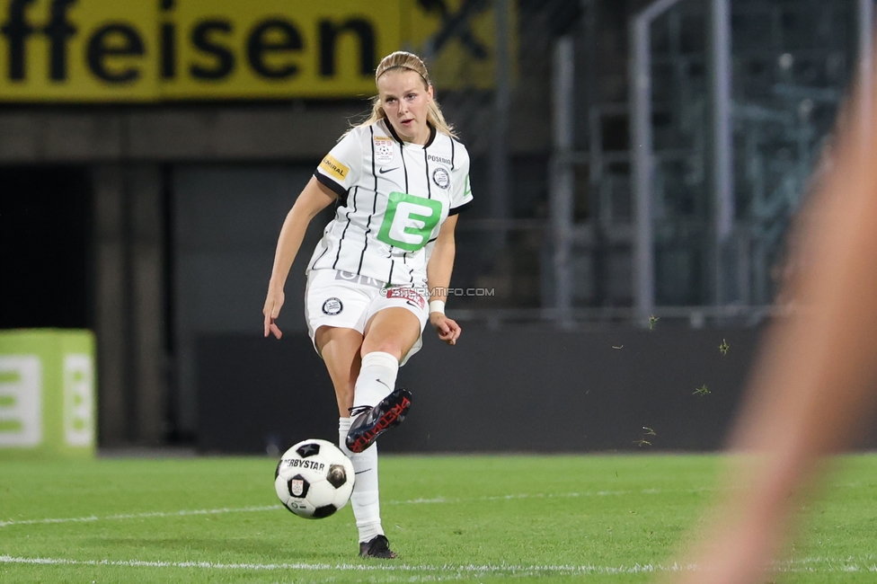 Sturm Frauen - Gintra
UEFA Womens Europa Cup Qualifikation, 1. Runde, SK Sturm Graz Frauen - FC Gintra, Stadion Graz-Liebenau, 26.08.2026.Foto zeigt Merel Bormans (Sturm Frauen)
